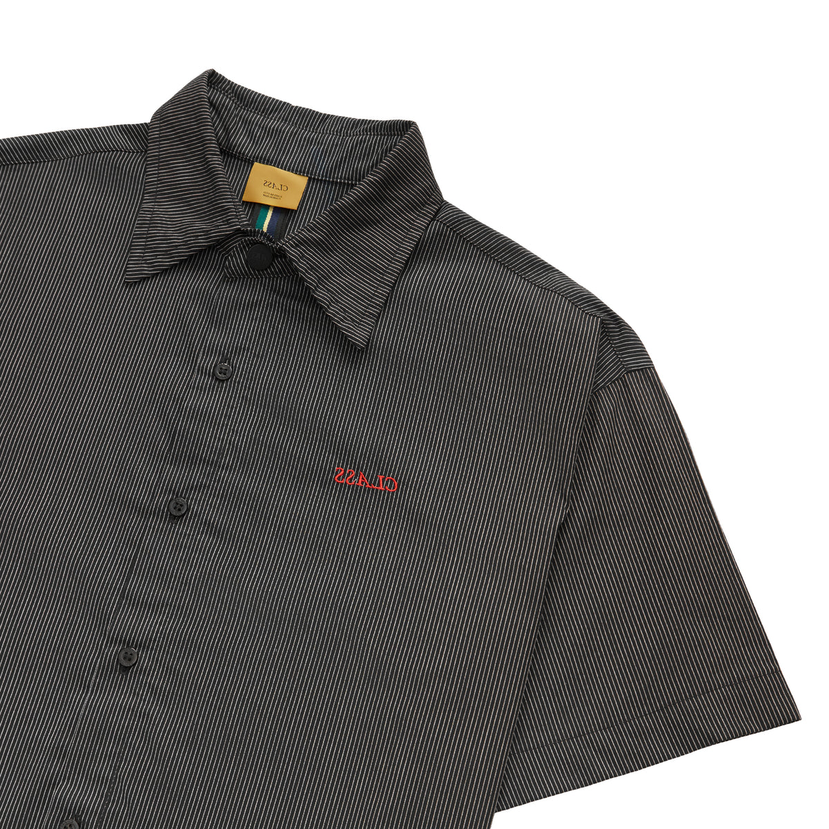 CLASS CLASSIC SHIRT SUPER STRIPED BLACK