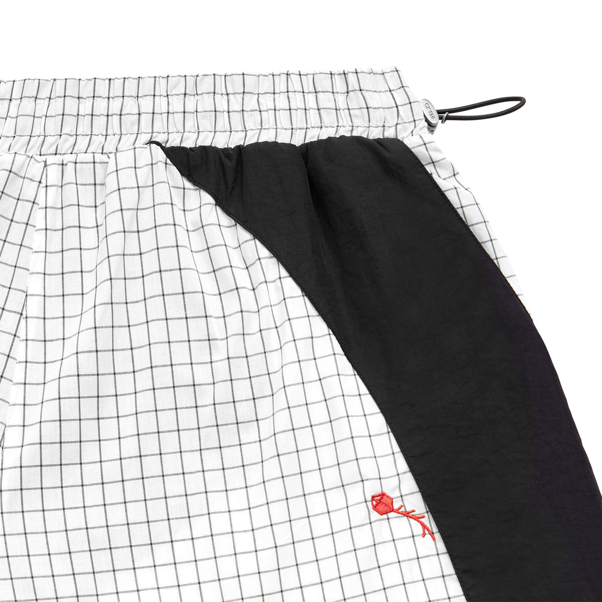 CLASS SHORTS DYNAMIC PLAID WHITE