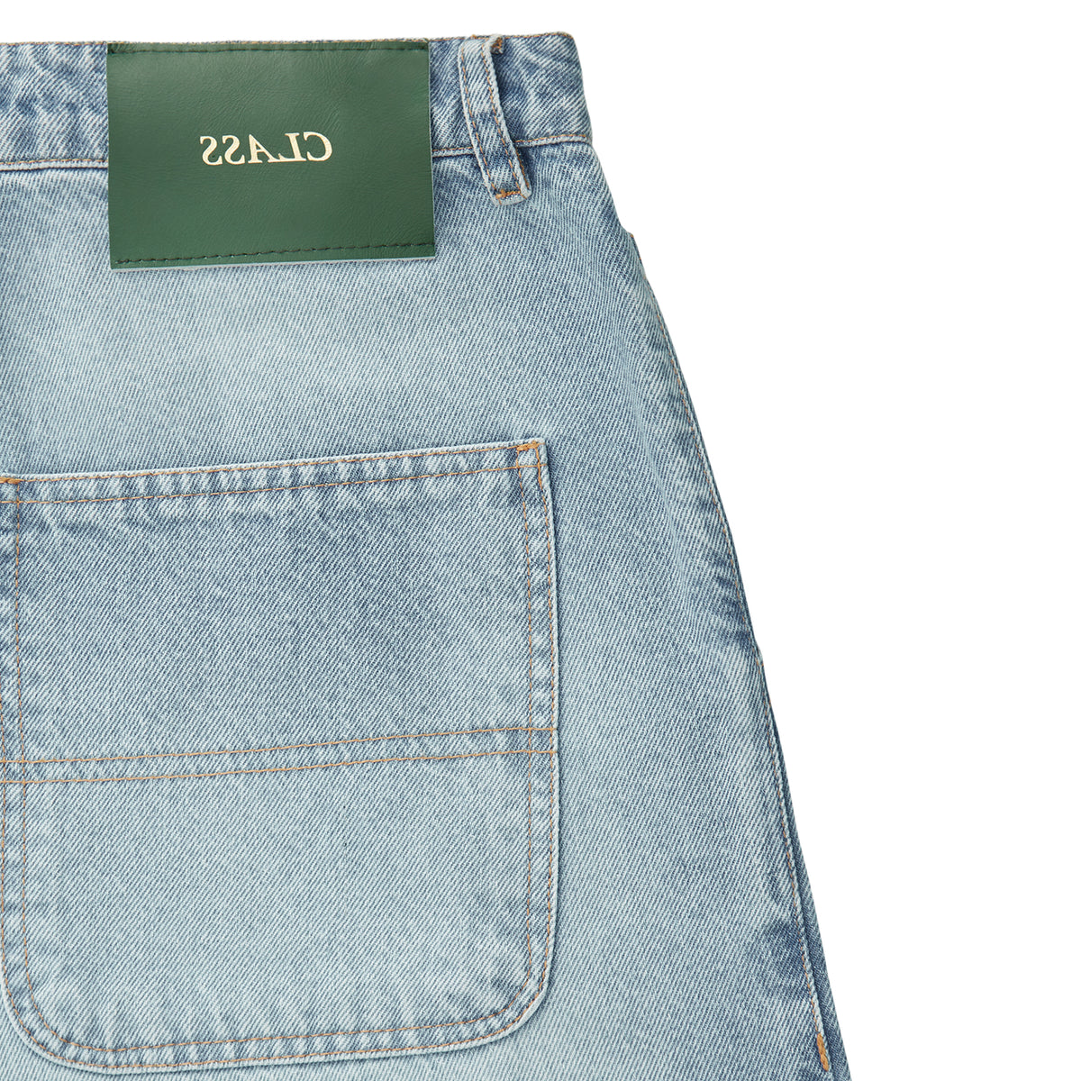 CLASS WIDE JEANS PANTS SERIGRAPHY BLUE