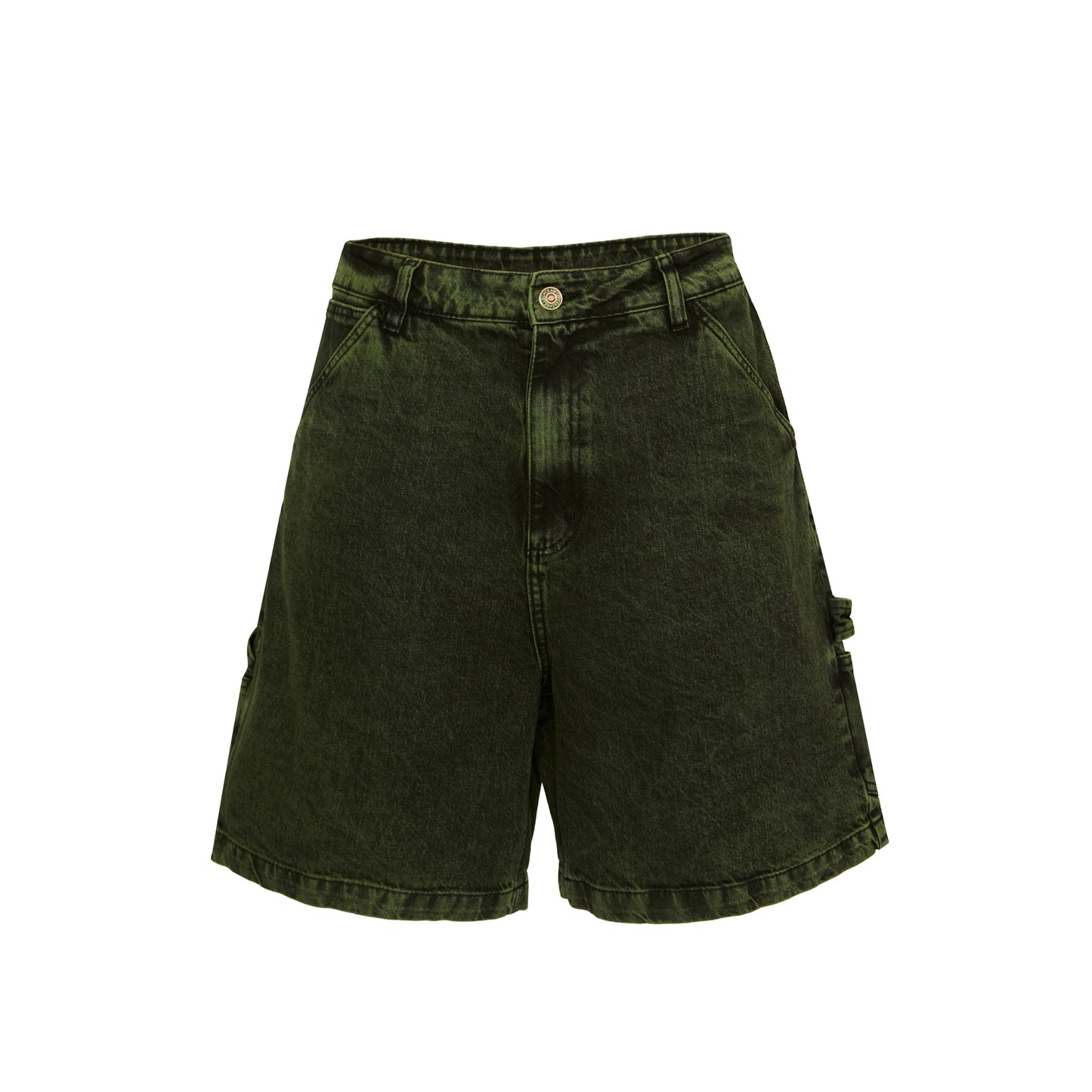 DENIM SHORTS CLASS "CARPTENTER" GREEN