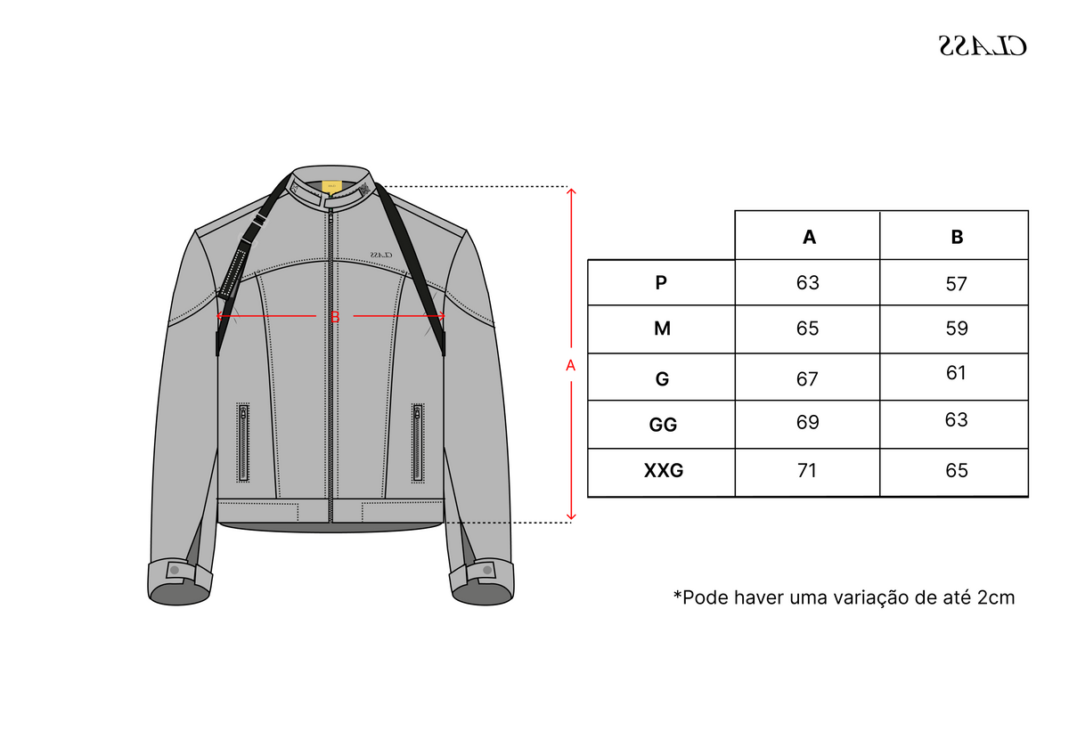 CLASS BIKER NYLON JACKET BLACK