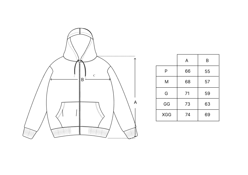 CLASSIC HOODIE ZIPPER CLASS "C" DARK NAVY