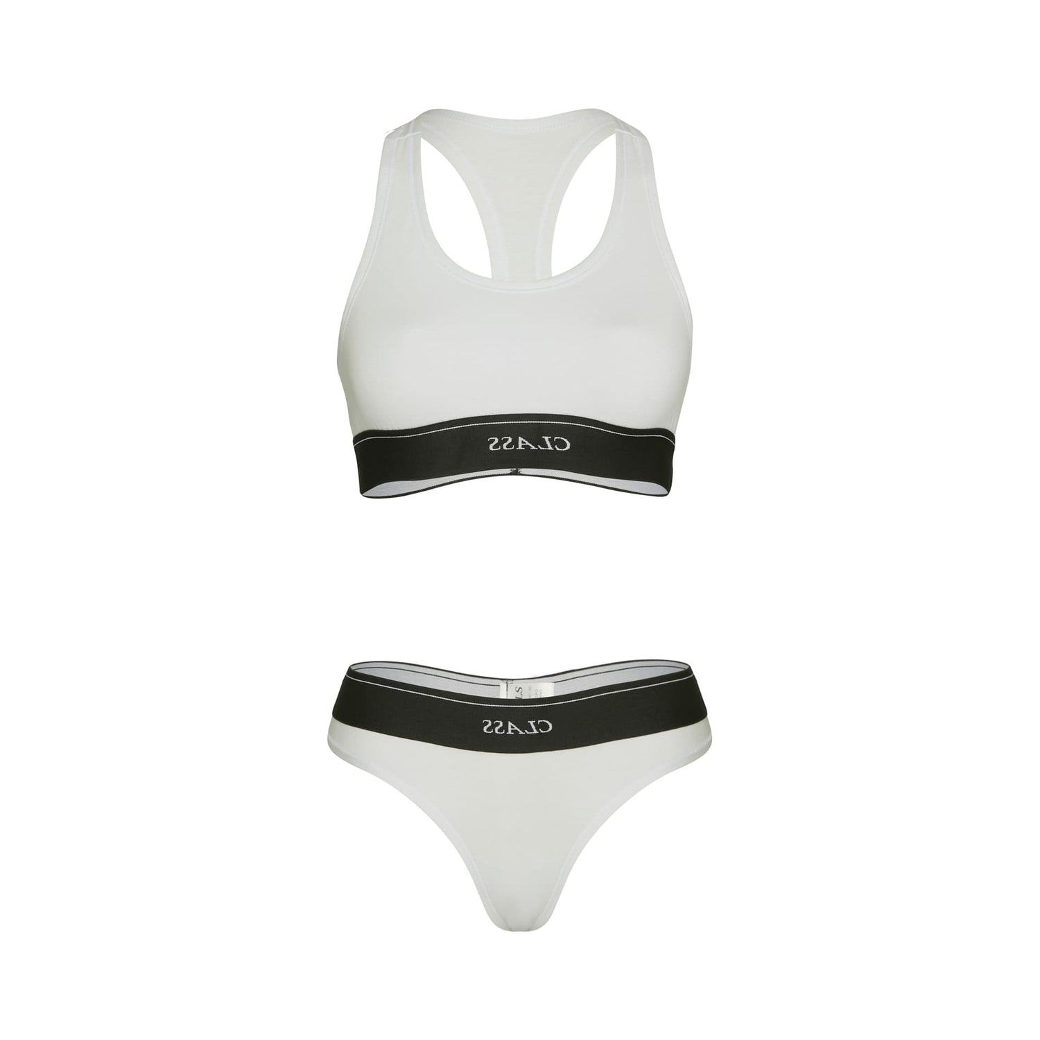 BRALETTE N' THONG "CLASS INVERSO" WHITE