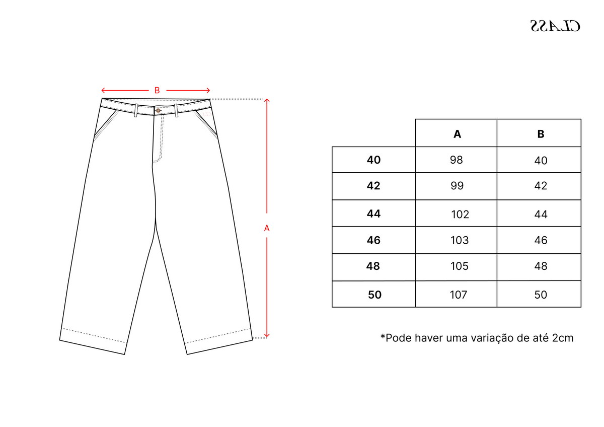 CLASS WIDE JEANS PANTS SERIGRAPHY BLUE