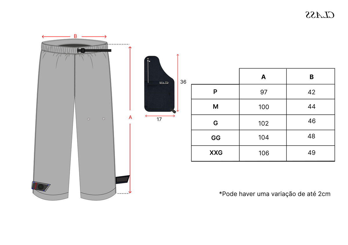 CLASS PANTS KISHO JACQUARD BLACK & WHITE