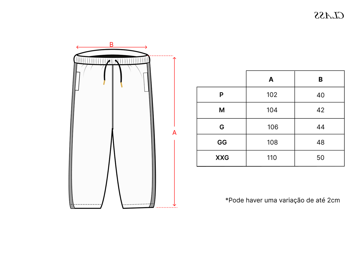 SWEATPANTS CLASS PALADIO "BRASIL" BLACK/GRAY