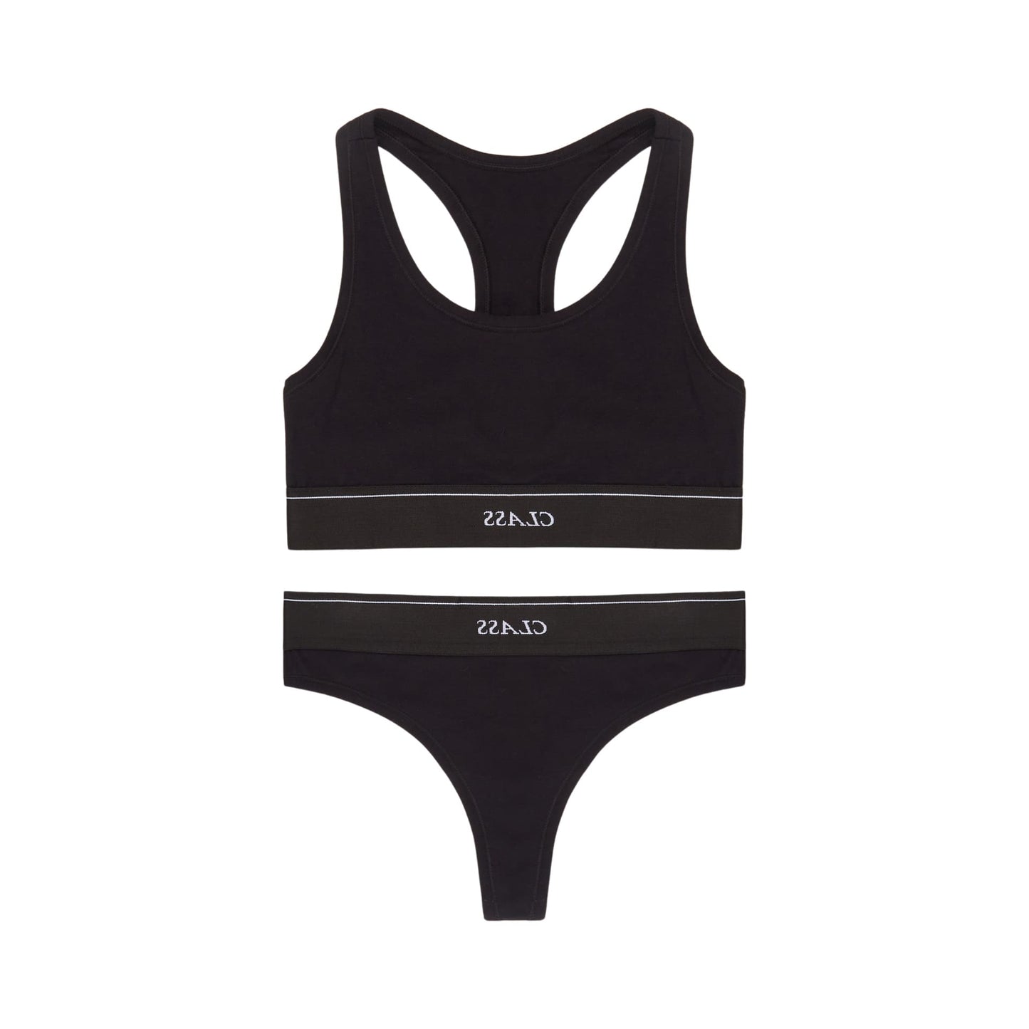 BRALETTE N' THONG "CLASS INVERSO" BLACK