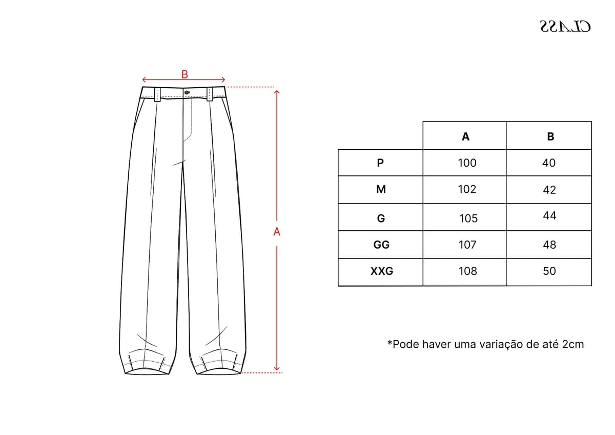 TAILORED PANTS CLASS "CLS" BLACK
